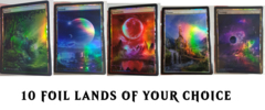 10x *FOIL* Extended Textless Or Borderless Lands **OFFER** Your Choice